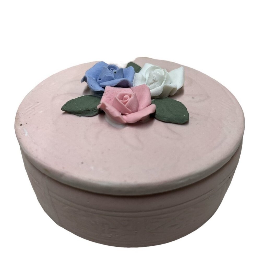 Genuine Porcelain Small Trinket Jewelry Box